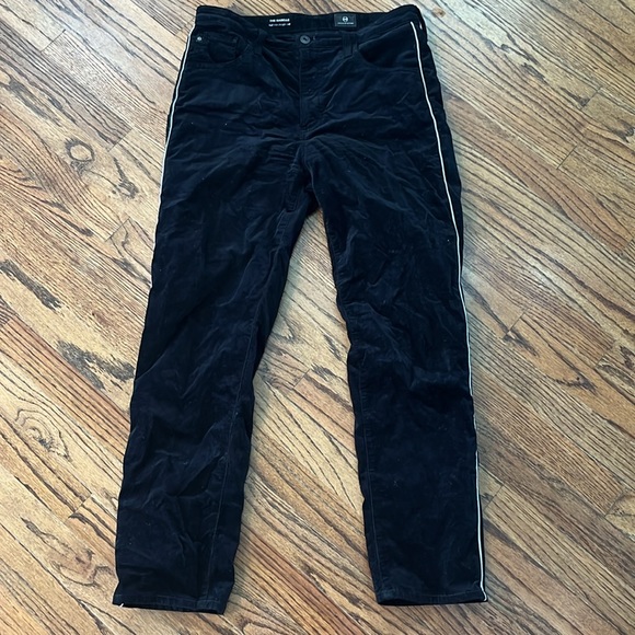 Ag jeans velvet Isabelle Jean with piping - Picture 2 of 6